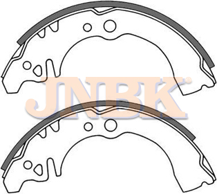 JNBK Brake Shoe Set FN0029