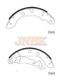 JNBK Brake Shoe Set FN0596