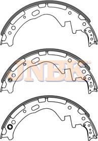 JNBK Brake Shoe Set FN1171