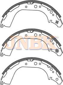 JNBK Brake Shoe Set FN1189