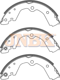 JNBK Brake Shoe Set FN1198