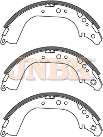 JNBK Brake Shoe Set FN1208