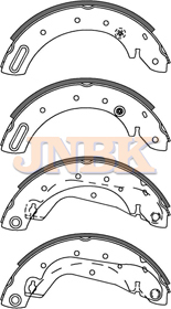 JNBK Brake Shoe Set FN1225