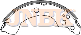 JNBK Brake Shoe Set FN1247