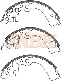 JNBK Brake Shoe Set FN1261