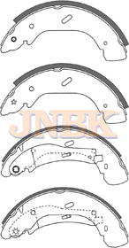 JNBK Brake Shoe Set FN1271