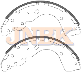 JNBK Brake Shoe Set FN1283