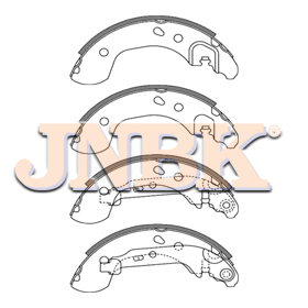 JNBK Brake Shoe Set FN1289