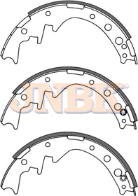 JNBK Brake Shoe Set FN2260