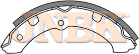 JNBK Brake Shoe Set FN2286