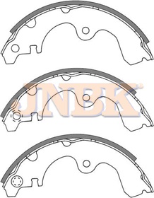 JNBK Brake Shoe Set FN2321 Part Details | JNBK Brake Website