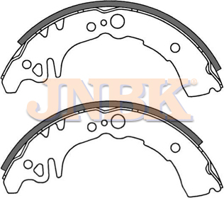 JNBK Brake Shoe Set FN2350