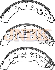 JNBK Brake Shoe Set FN2354