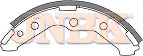 JNBK Brake Shoe Set FN2366