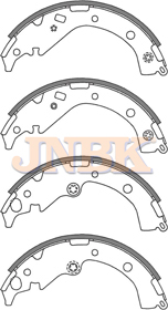 JNBK Brake Shoe Set FN2371