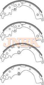 JNBK Brake Shoe Set FN2378