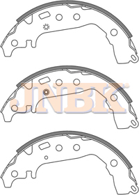 JNBK Brake Shoe Set FN2383