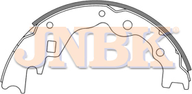 JNBK Brake Shoe Set FN3349