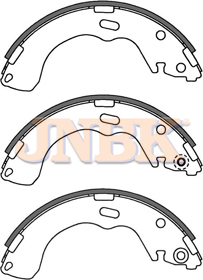 JNBK Brake Shoe Set FN3382