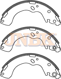 JNBK Brake Shoe Set FN3391