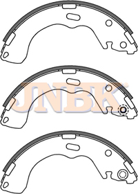 JNBK Brake Shoe Set FN3399