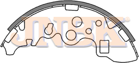 JNBK Brake Shoe Set FN3410