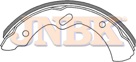 JNBK Brake Shoe Set FN3419