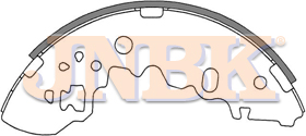 JNBK Brake Shoe Set FN3425