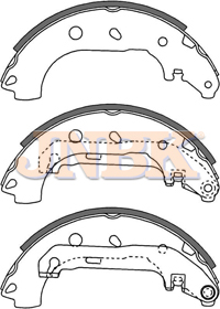 JNBK Brake Shoe Set FN3427