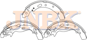 JNBK Brake Shoe Set FN3431