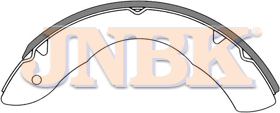 JNBK Brake Shoe Set FN4402