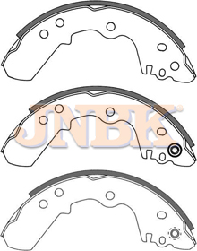 JNBK Brake Shoe Set FN4452