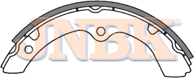 JNBK Brake Shoe Set FN4461