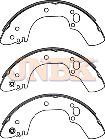 JNBK Brake Shoe Set FN4462