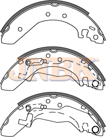 JNBK Brake Shoe Set FN5530