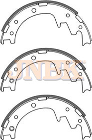 JNBK Brake Shoe Set FN6637