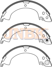 JNBK Brake Shoe Set FN6664