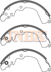 JNBK Brake Shoe Set FN6701