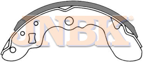 JNBK Brake Shoe Set FN9919