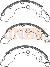 JNBK Brake Shoe Set FN9928