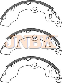 JNBK Brake Shoe Set FN9931 Part Details | JNBK Brake Website 