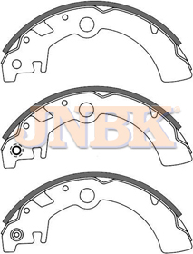 JNBK Brake Shoe Set FN9944