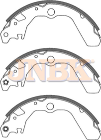 JNBK Brake Shoe Set FN9952