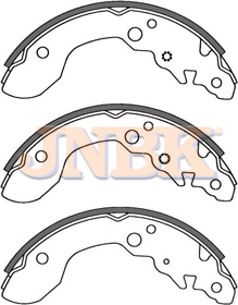 JNBK Brake Shoe Set FN9955