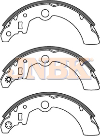 JNBK Brake Shoe Set FN9959 Part Details | JNBK Brake Website