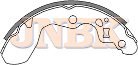 JNBK Brake Shoe Set FN9966