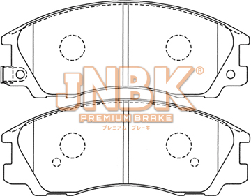 JNBK Disc Brake Pad PK11136