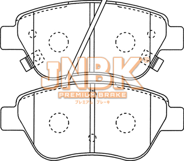 JNBK Disc Brake Pad PK11227