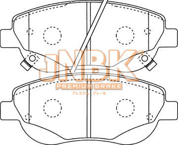 JNBK Disc Brake Pad PK1293