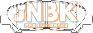 JNBK Disc Brake Pad PK1328